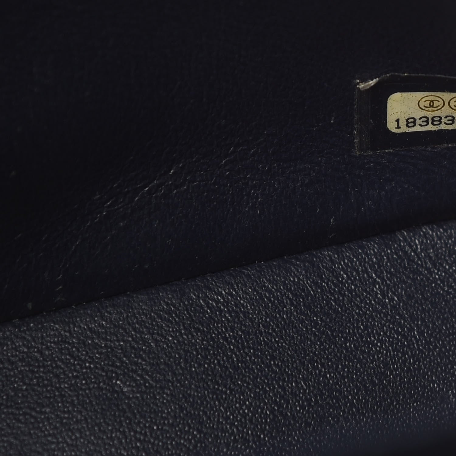 Chanel Caviar Quilted Jumbo Double Flap Navy Blue 7 of 12