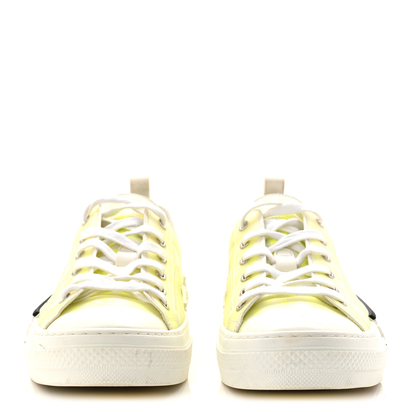 Technical Canvas Oblique Mens B23 Low Top Sneaker 43 Yellow