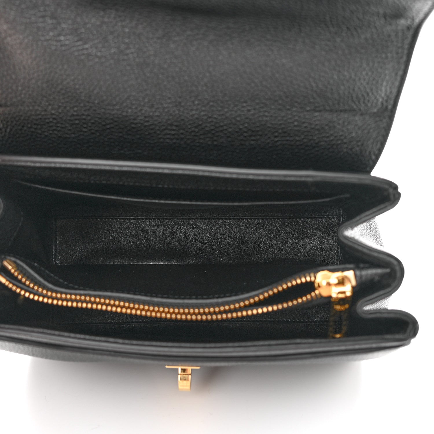 Celine Grained Calfskin Small 16 Top Handle Bag Black 5 of 12