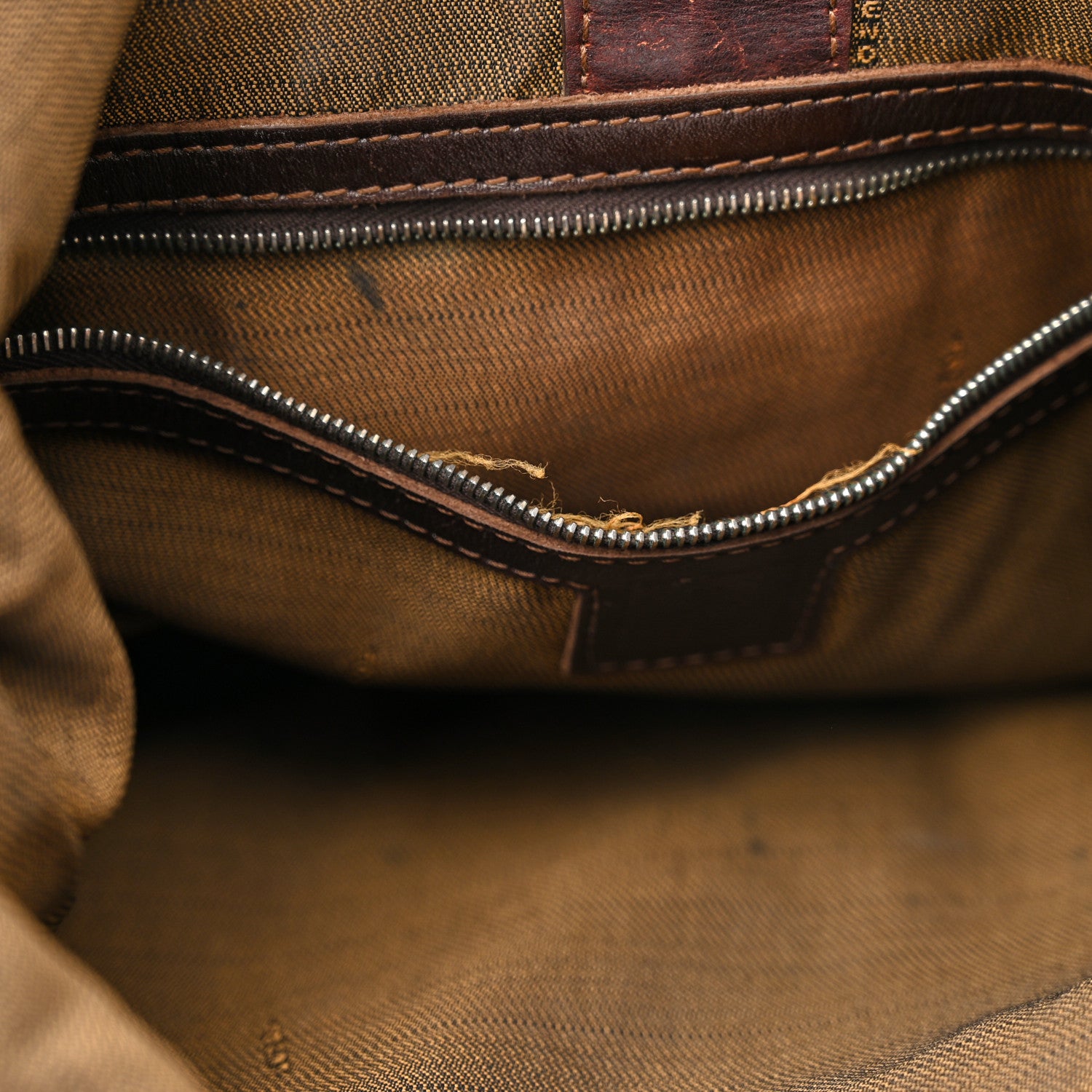 Fendi Zucca Hobo Tobacco 14 of 25