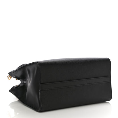 Prada Saffiano City Calfskin Small Paradigme Bag Black 4 of 9