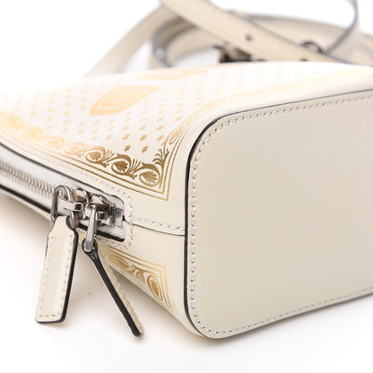 Gucci X SEGA Calfskin GUCCY Stars Mini Dome Shoulder Bag Mystic White Gold 7 of 8