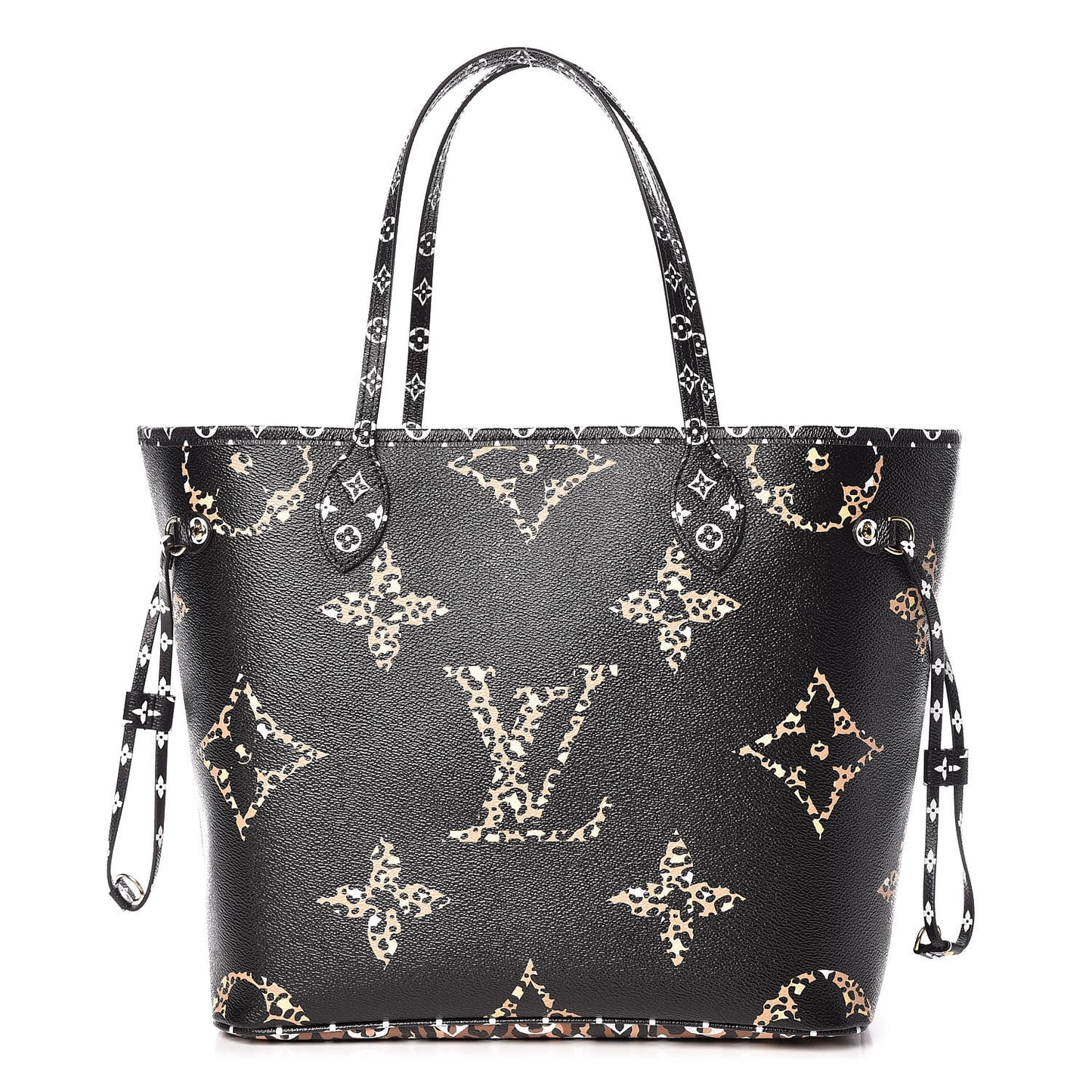 Monogram Giant Jungle Neverfull MM Black
