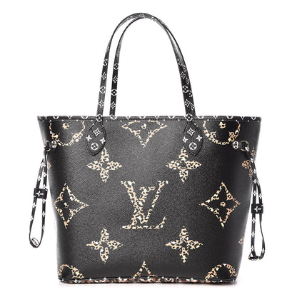 Louis Vuitton Monogram Giant Jungle Neverfull MM Black 1 of 9