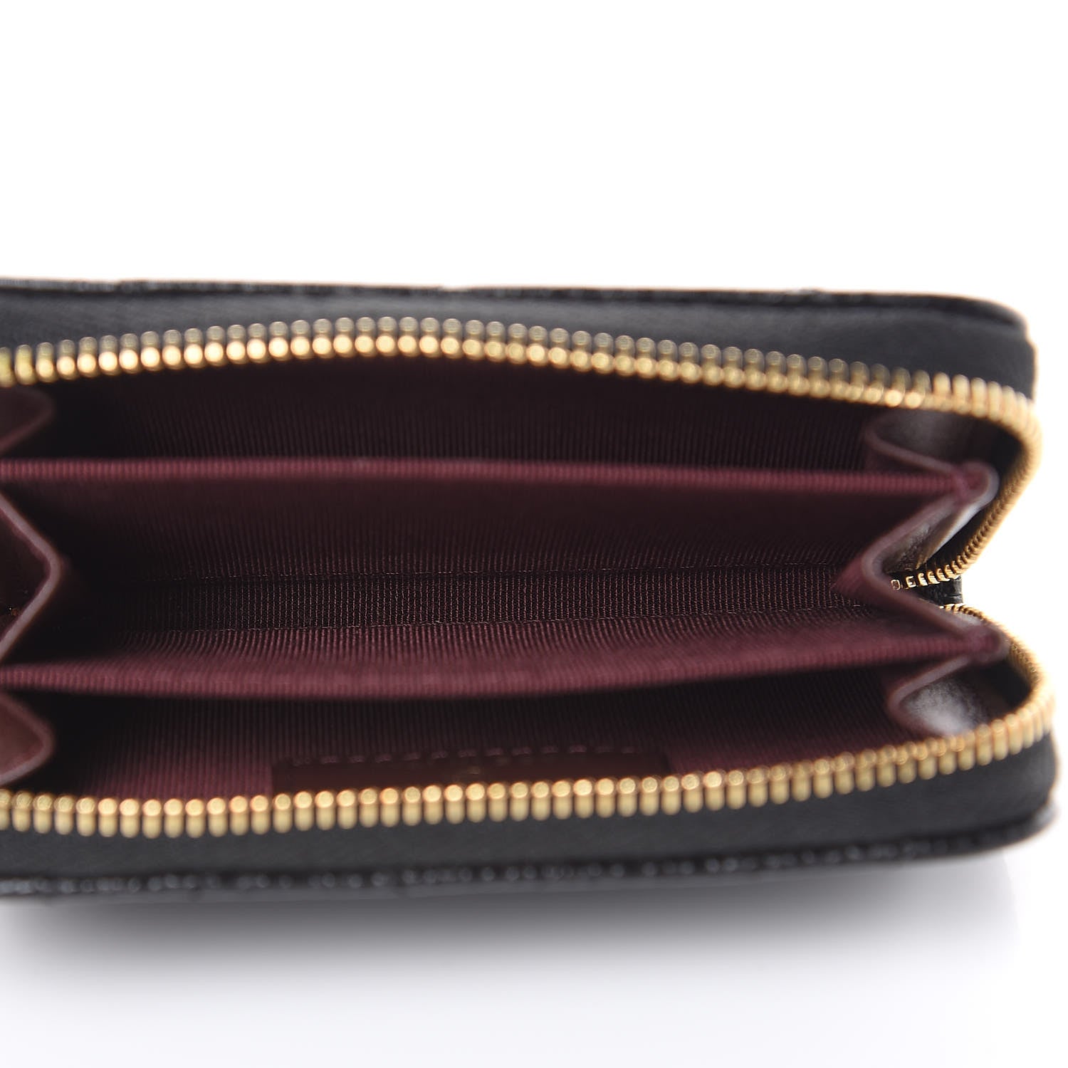 Chanel Caviar Quilted Zip Coin Purse Black 5 of 8