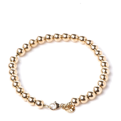 Tiffany 18K Yellow Gold 5.5mm HardWear Ball Bracelet 3 of 5