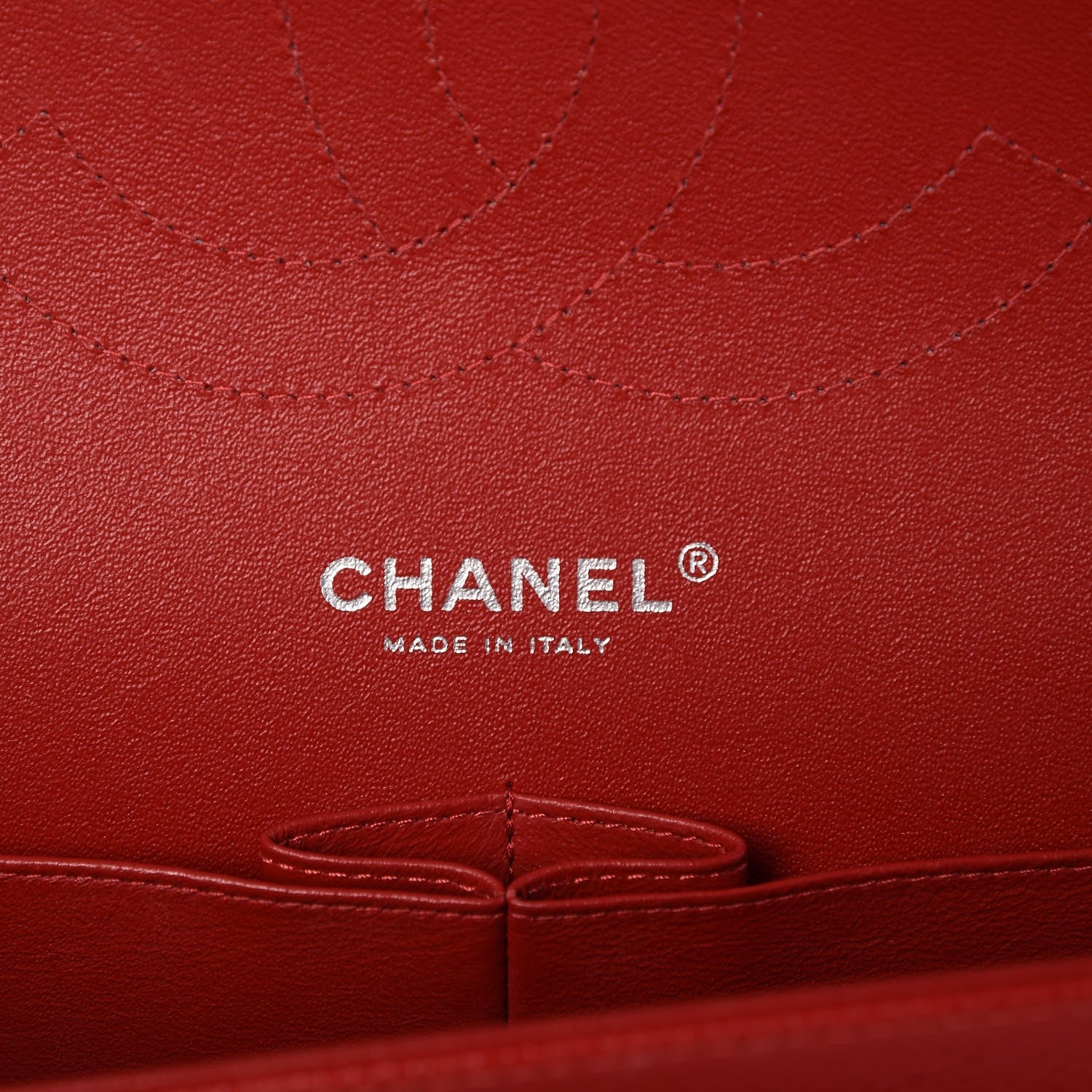 Chanel Caviar Quilted Jumbo Double Flap Red 6 of 8