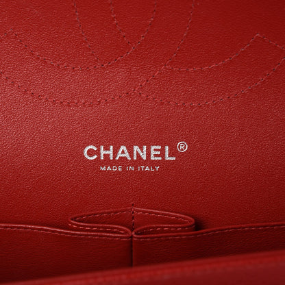 Chanel Caviar Quilted Jumbo Double Flap Red 6 of 8