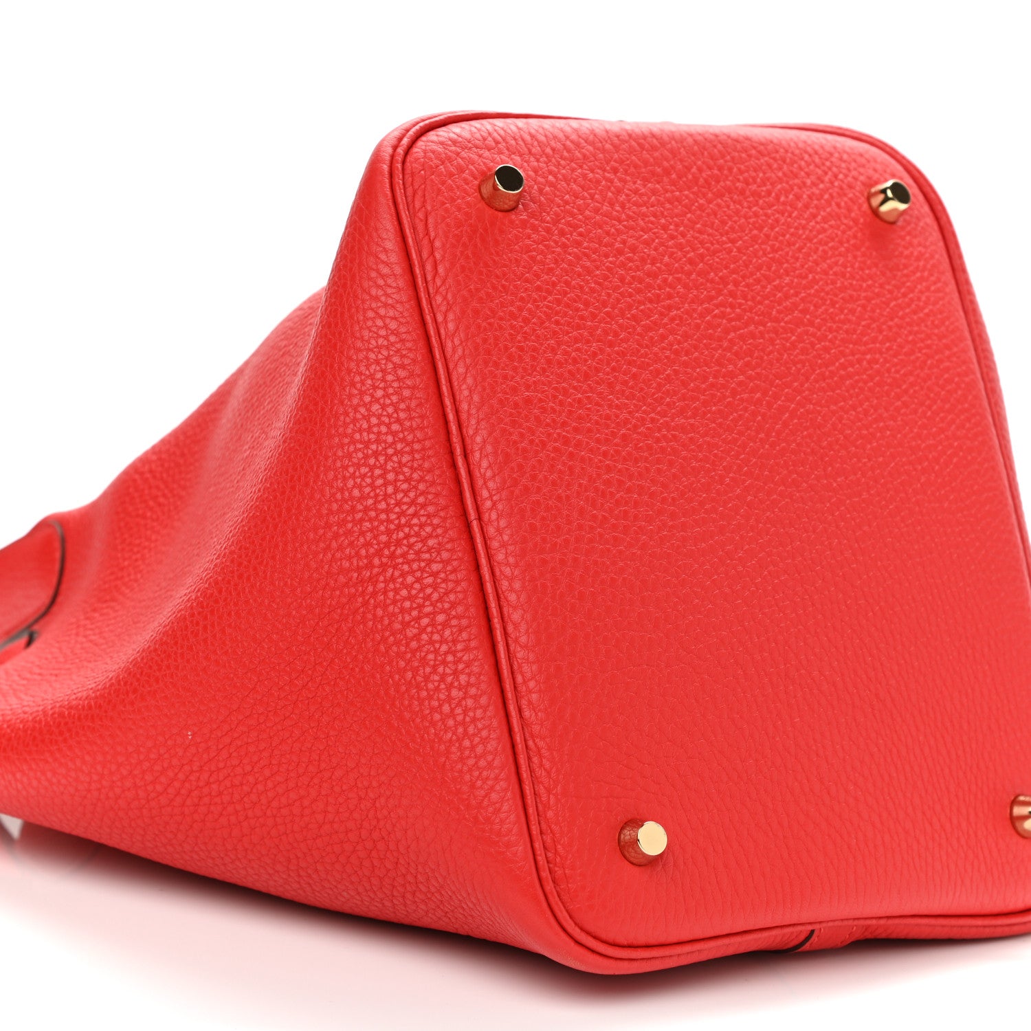 Hermes Taurillon Clemence Picotin Lock 22 MM Rouge Tomate 9 of 11