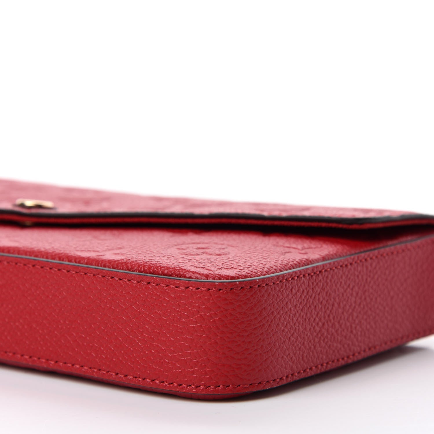 Louis Vuitton Empreinte Pochette Felicie Chain Wallet Scarlet 7 of 11
