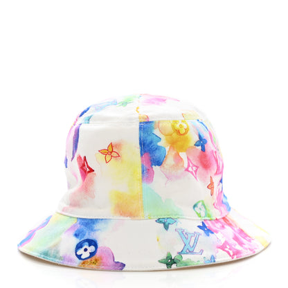 Louis Vuitton Watercolor Cotton Transformable Bob Bucket Hat 58 Multicolor 6 of 10