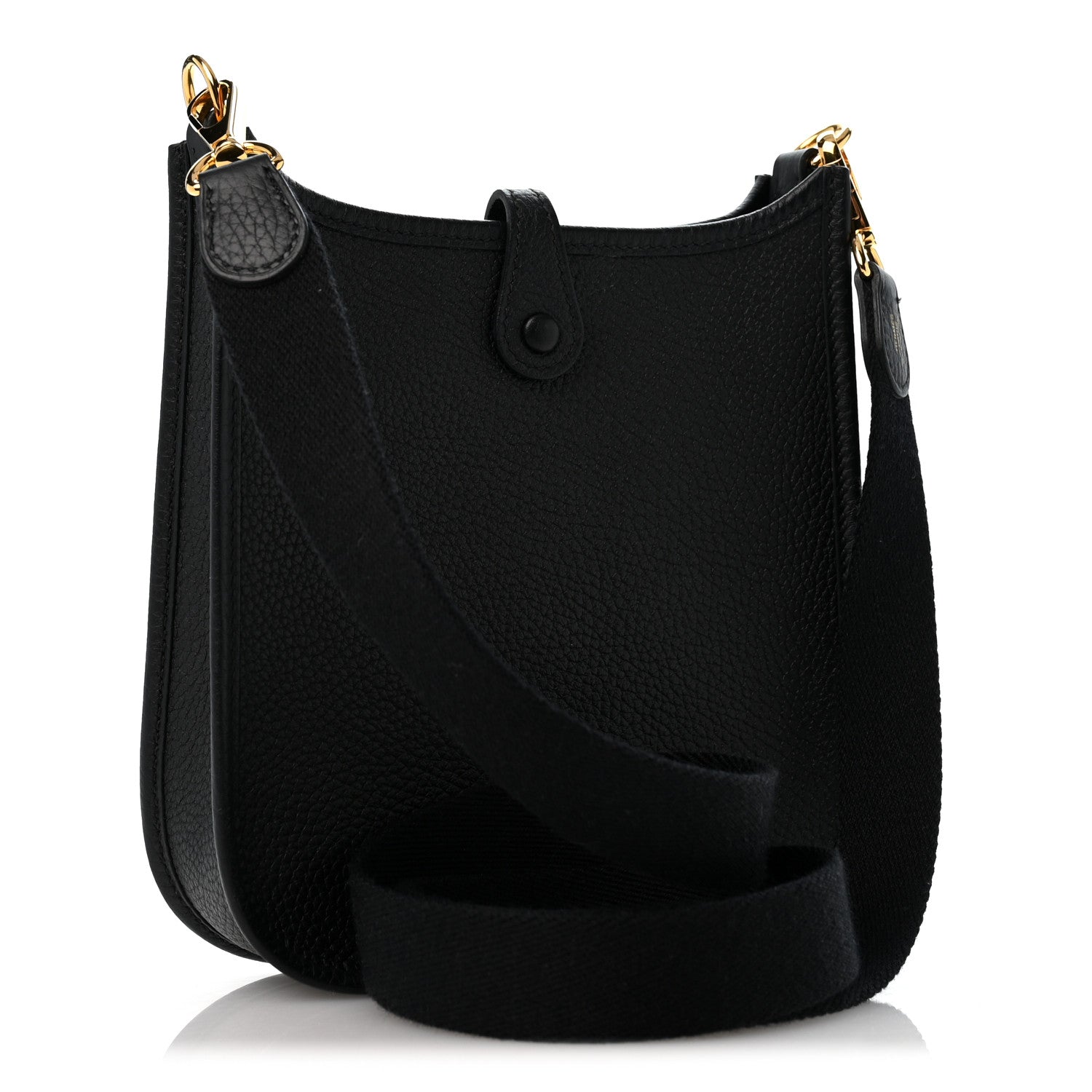 Hermes Taurillon Clemence Evelyne TPM Black 3 of 11