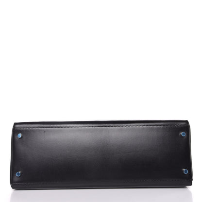 Hermes Box Kelly Retourne 40 Black 7 of 38