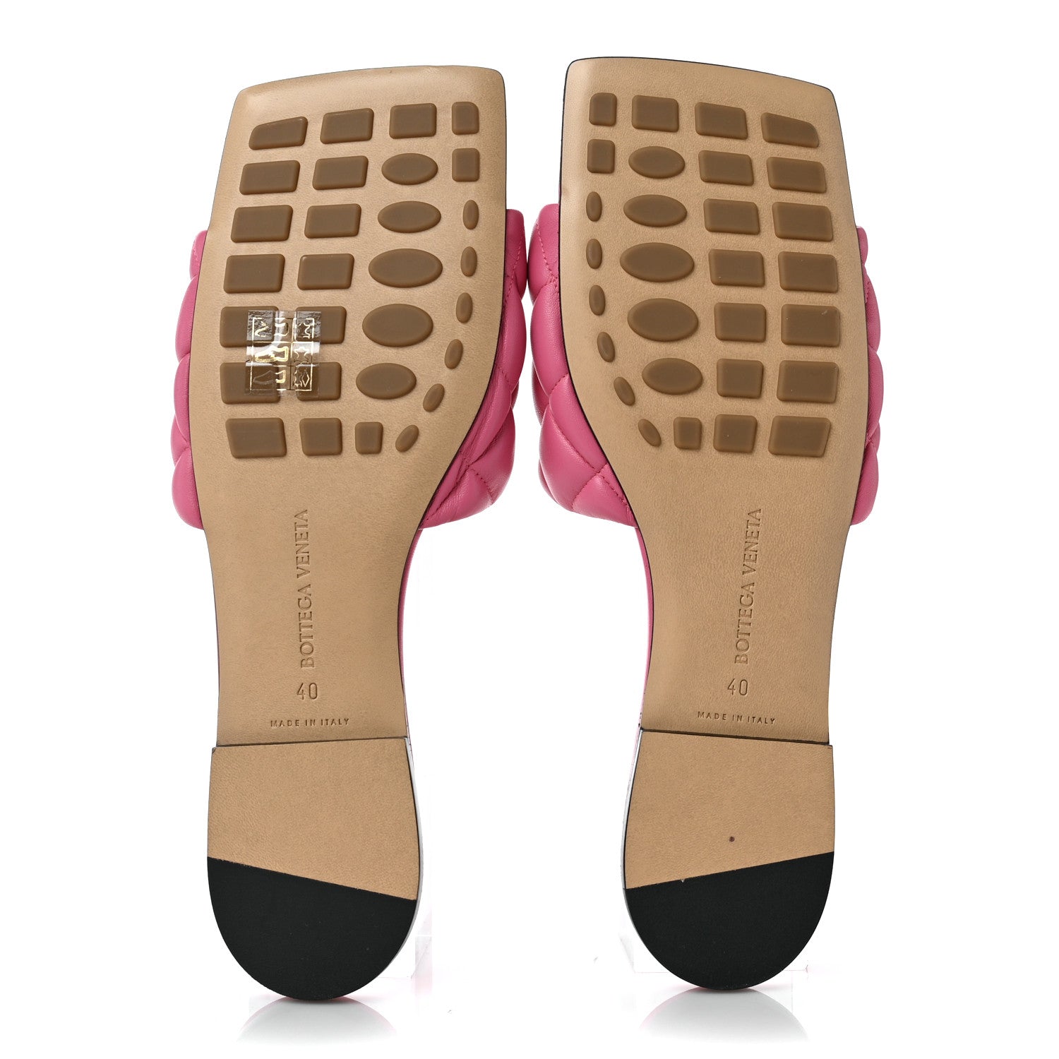 Bottega Veneta Nappa Matelasse Padded Flat Sandals 40 Azalea 5 of 9