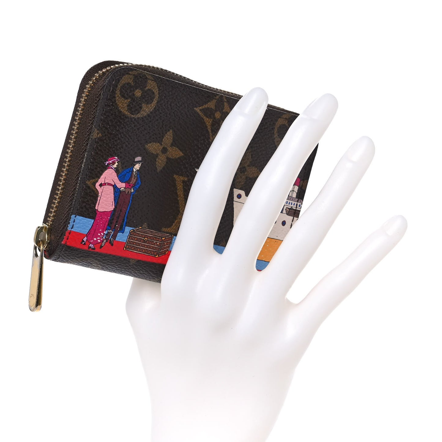 Monogram 2016 Christmas Animation Zippy Coin Purse