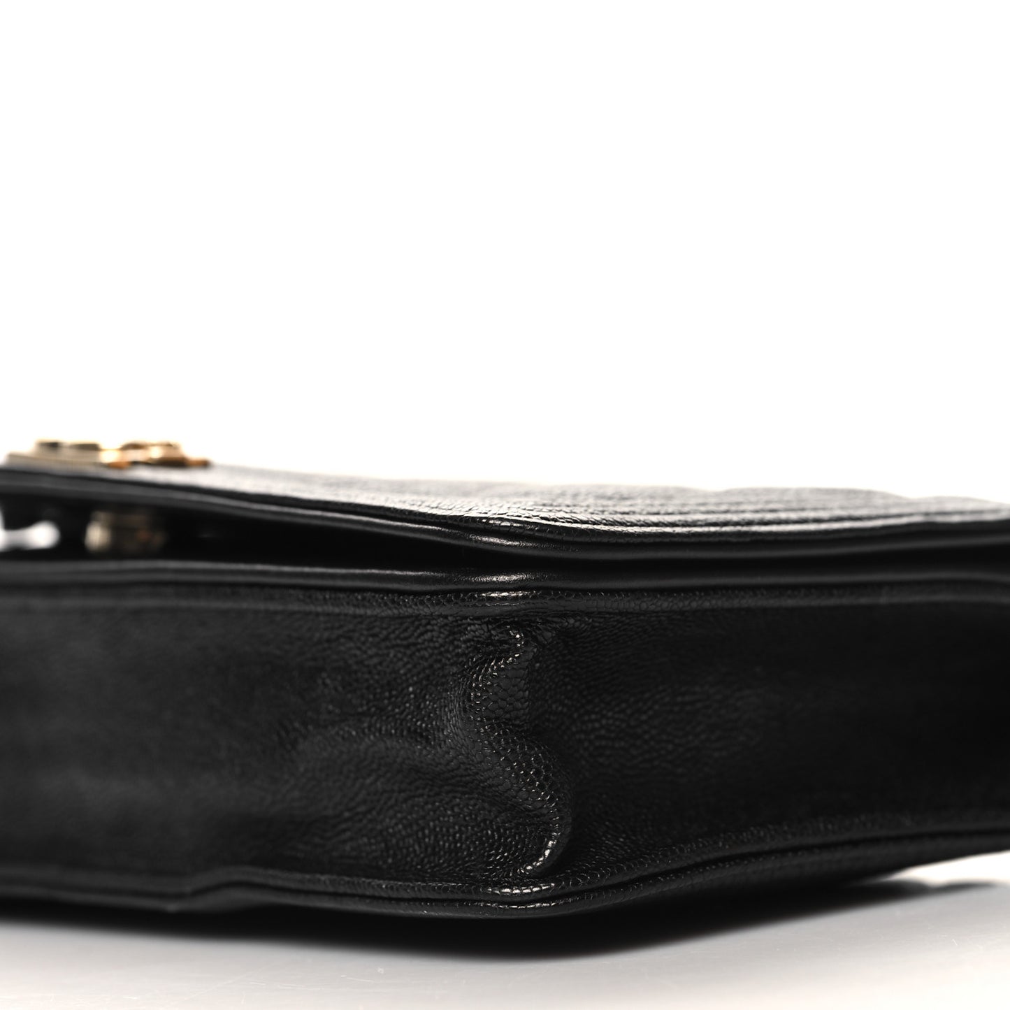 Caviar Quilted Boy Wallet On Chain WOC Black