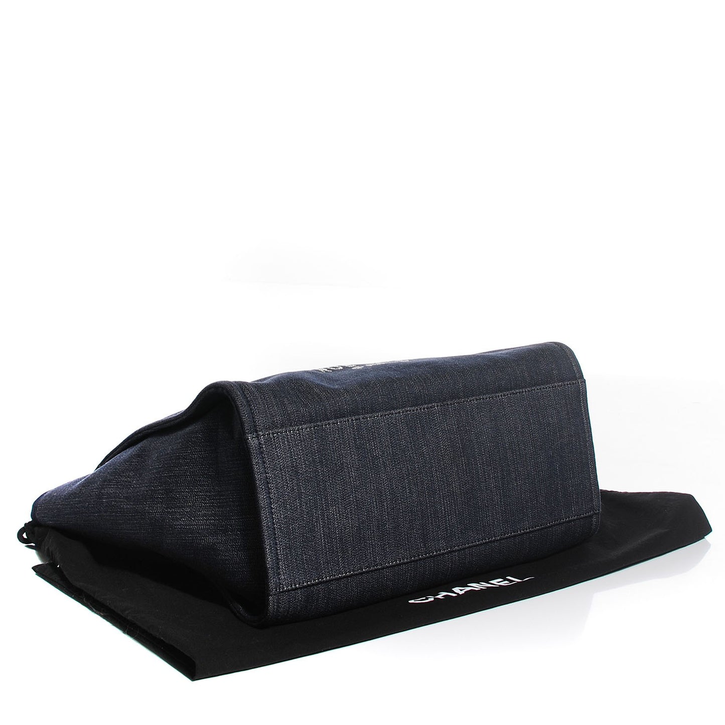 Canvas Large Deauville Tote Dark Blue