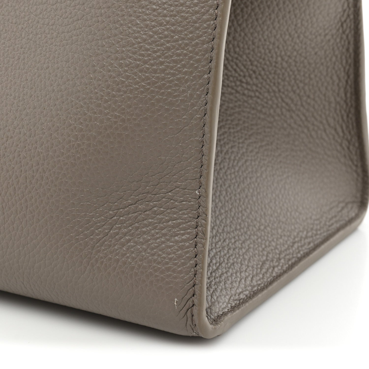 Celine Grained Calfskin Cabas 16 Bag Smokey Taupe 13 of 13
