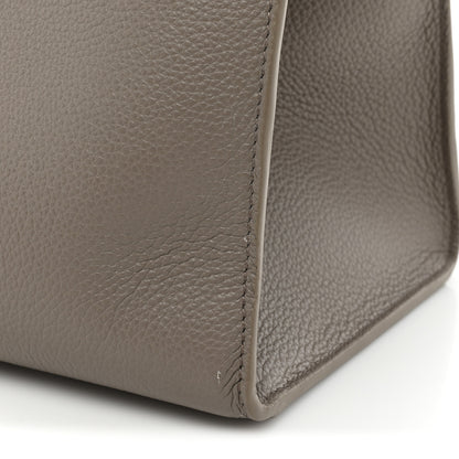 Celine Grained Calfskin Cabas 16 Bag Smokey Taupe 13 of 13