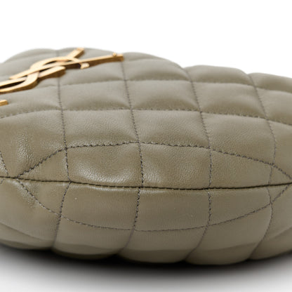 Saint Laurent Lambskin Quilted Icarino Bag Dark Strong Moss 10 of 10