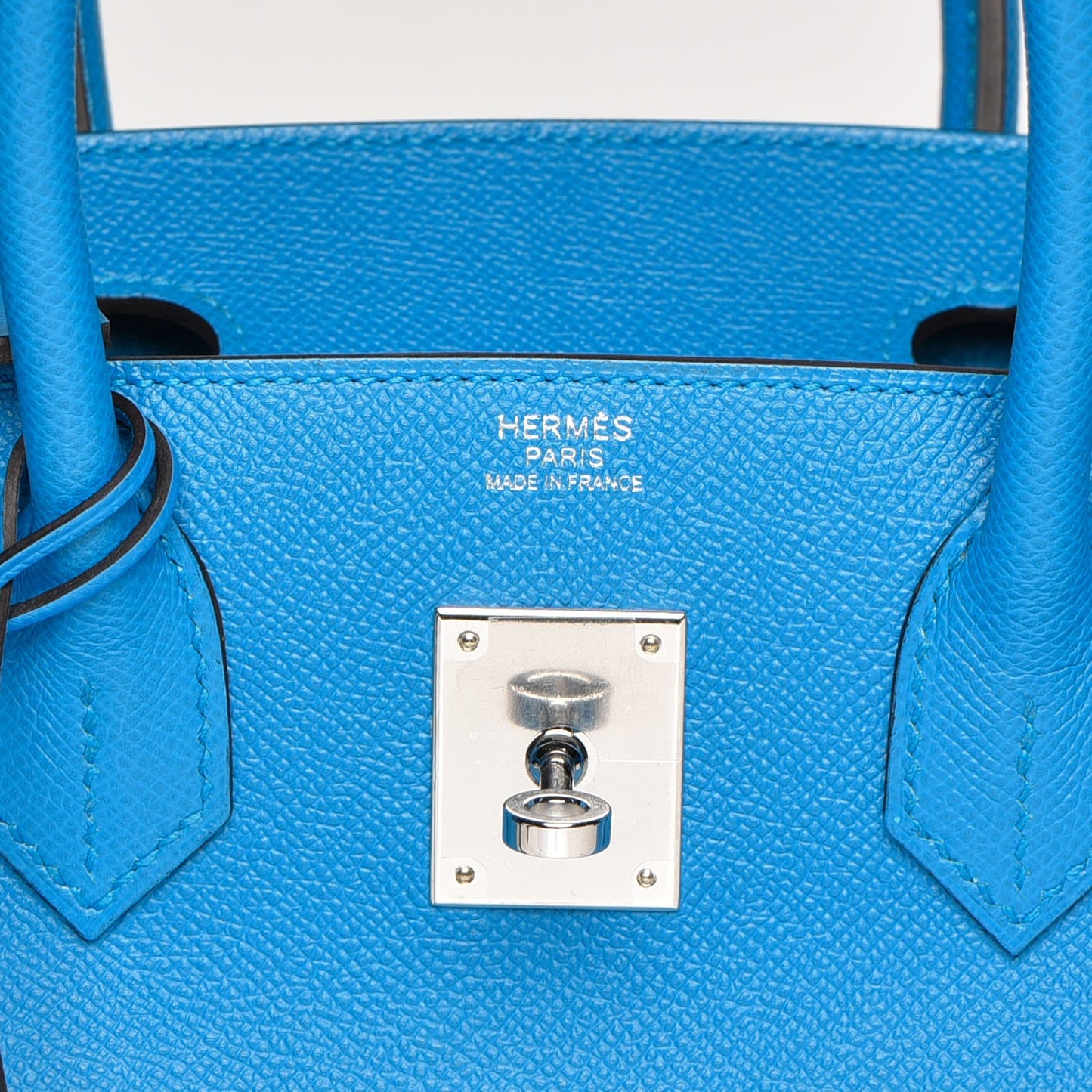 Epsom Birkin 30 Bleu Zanzibar
