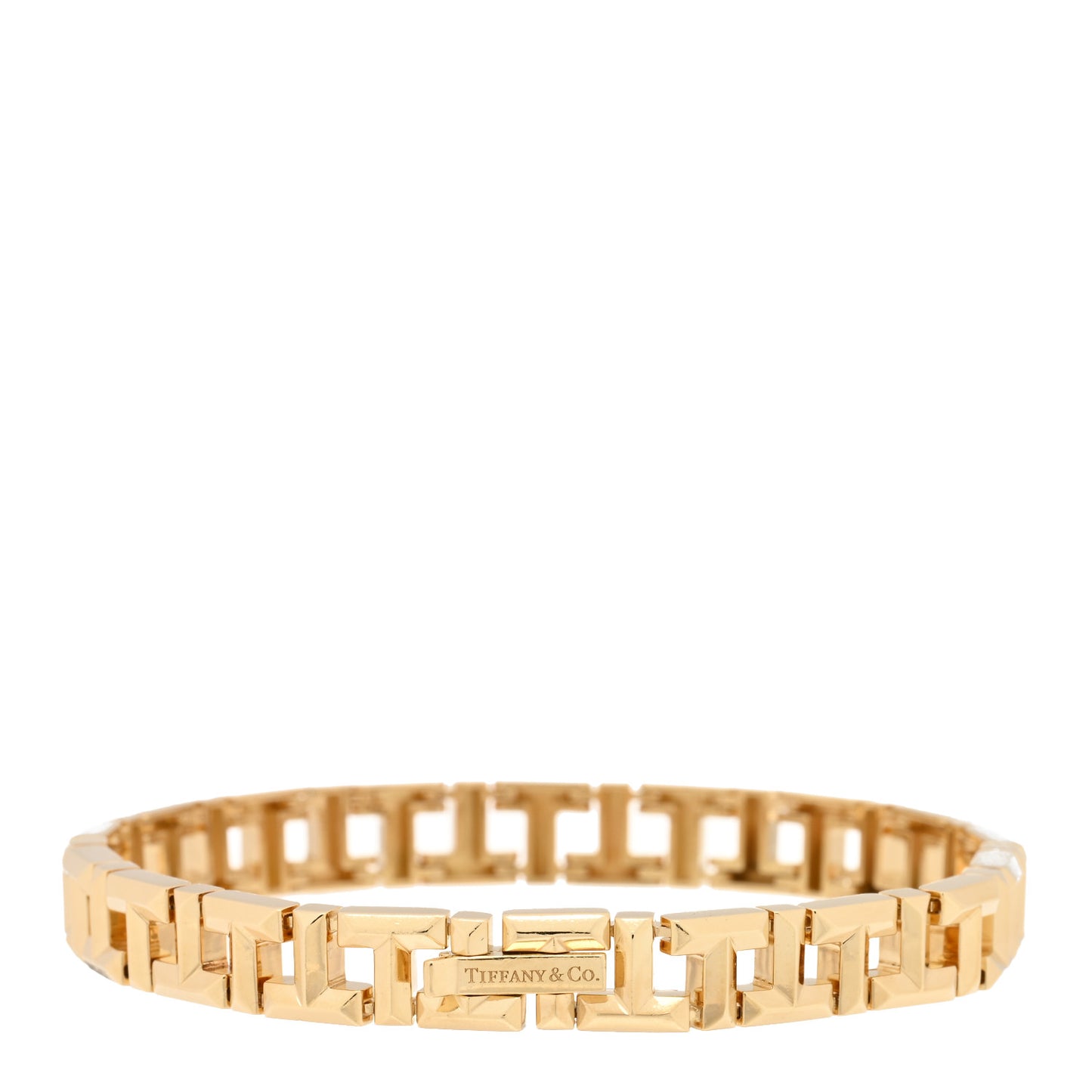 18K Yellow Gold Narrow T True Bracelet