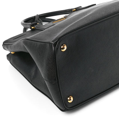 Prada Saffiano Medium Galleria Double Zip Tote Black 12 of 13