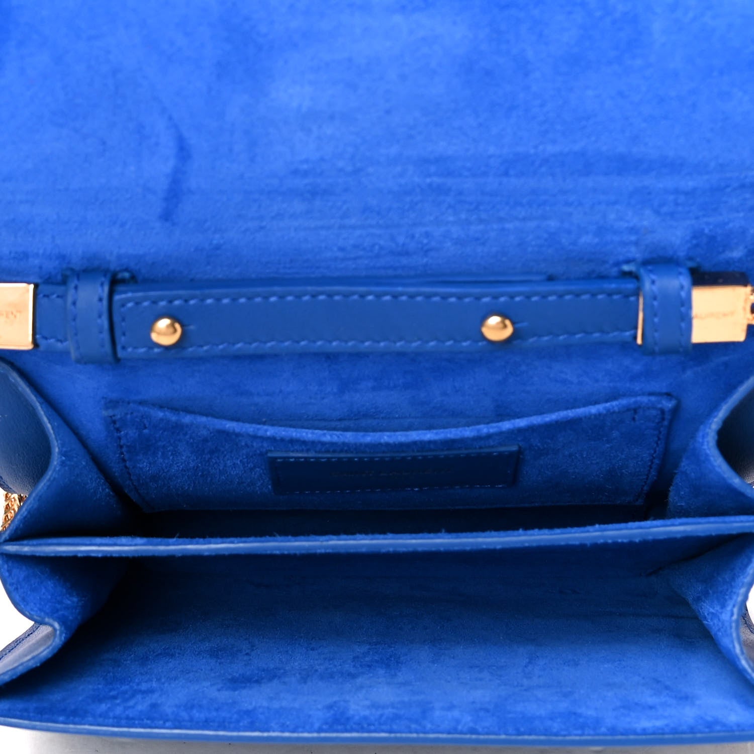 Saint Laurent Calfskin Small Classic Y Satchel Blue 841147