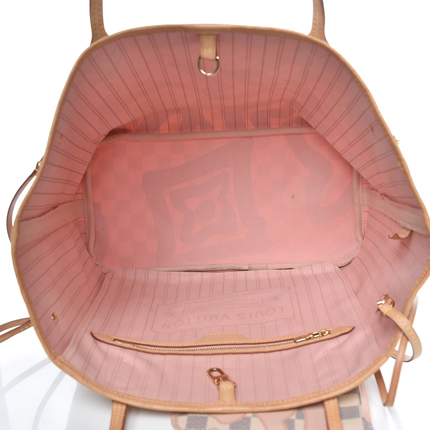 Louis Vuitton Damier Azur Tahitienne Neverfull MM 6 of 18