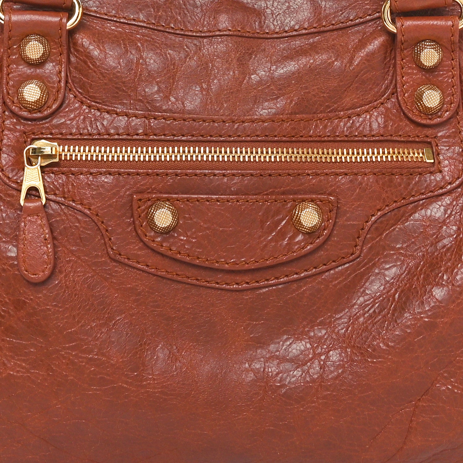 Balenciaga Agneau Giant 12 Gold Hardware City Cognac 8 of 11