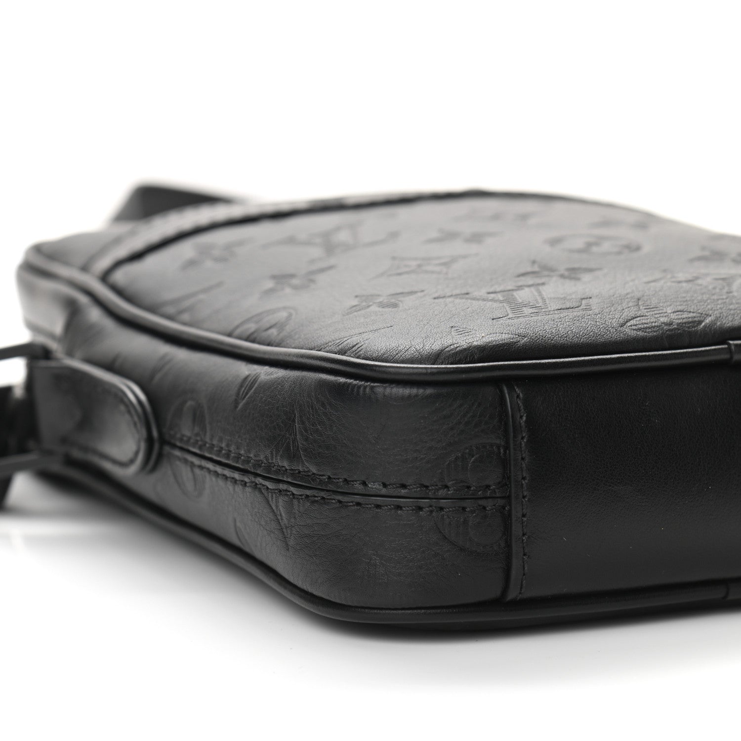 Louis Vuitton Calfskin Monogram Shadow Danube PM Black 9 of 11