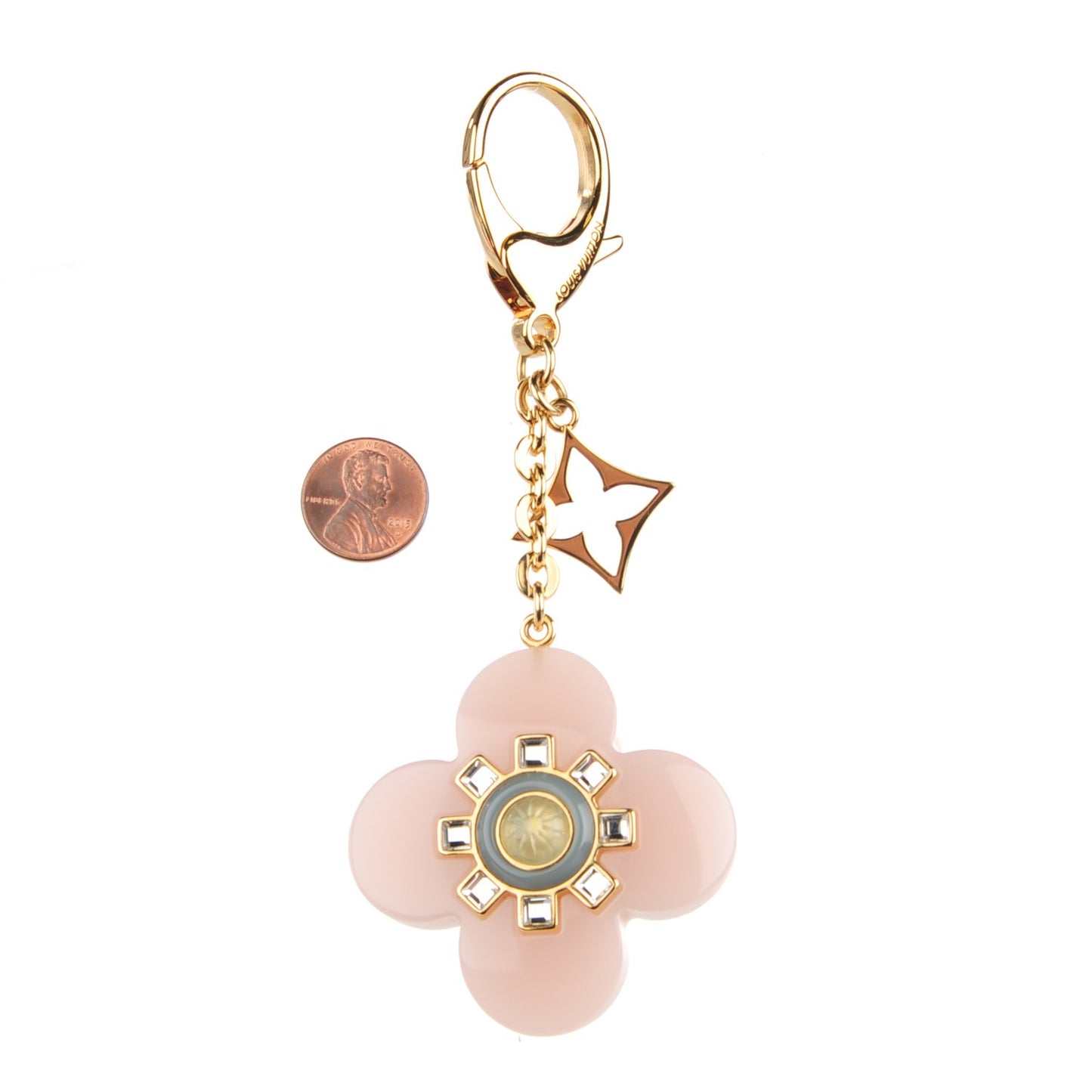 Fleur d'Etoile Bag Charm Rose