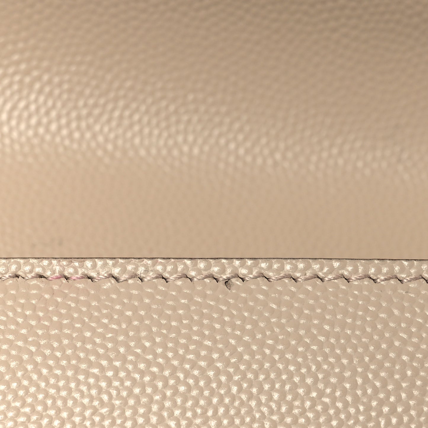 Grain De Poudre Classic Kate Monogram Clutch Dark Beige