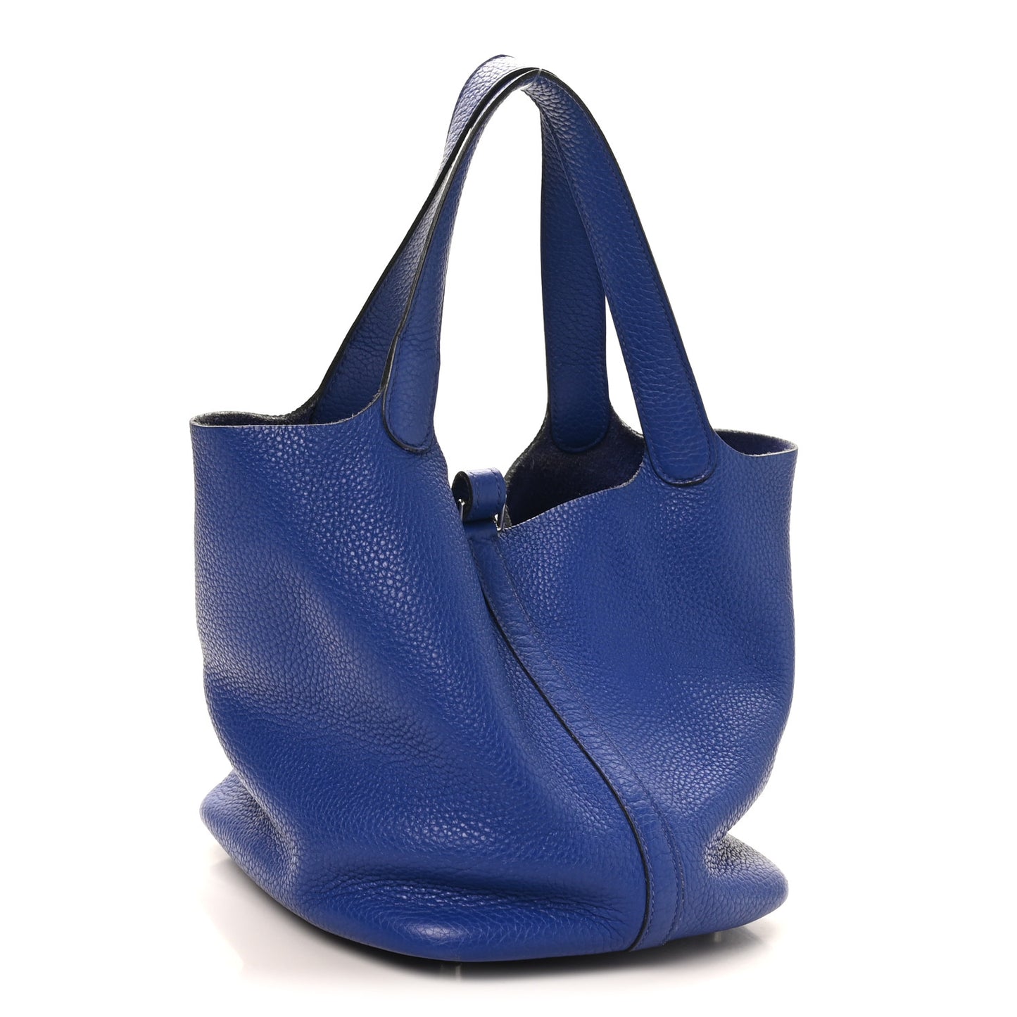 Taurillon Clemence Picotin Lock 22 MM Bleu Electrique
