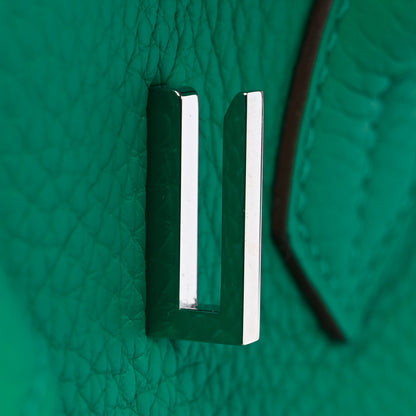Hermes Taurillon Clemence Birkin 30 Menthe 23 of 31