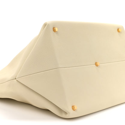 Khaite Pebbled Calfskin Medium Amelia Tote Ivory 9 of 13