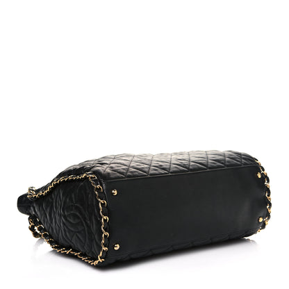 Chanel Calfskin Quilted Large Chain Me Hobo Black 4 of 18