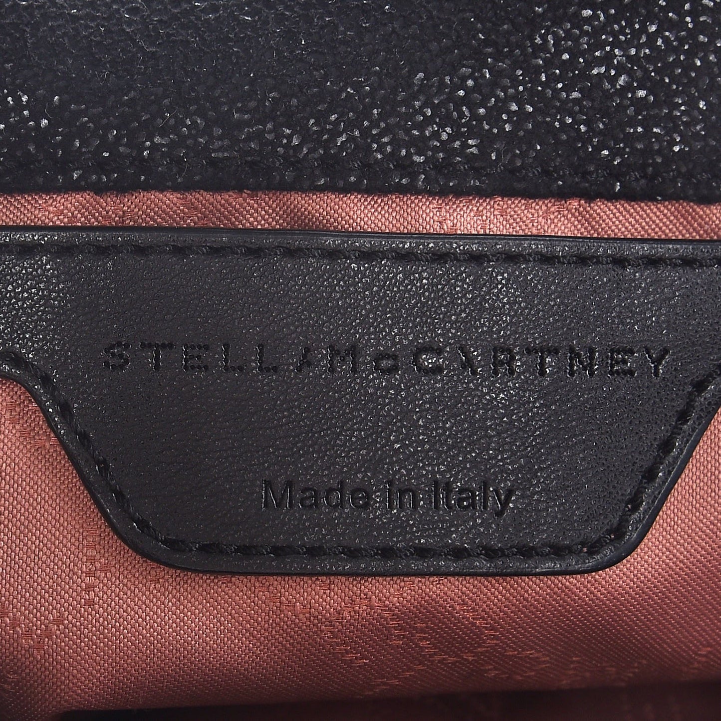 Shaggy Deer All Over Studs Mini Falabella Tote Black