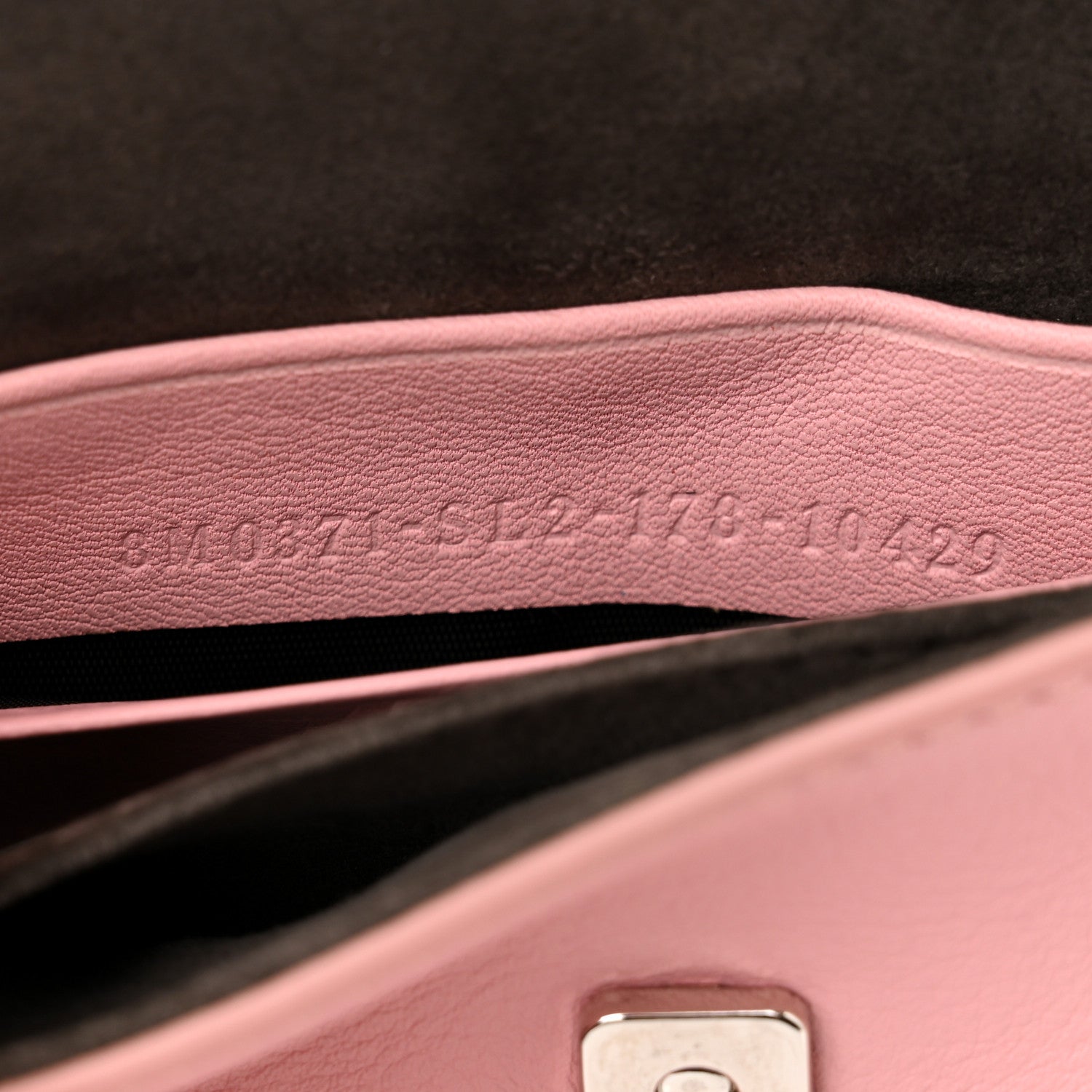 Fendi Vitello Dolce Hypnoteyes Micro Double Baguette Cuoio Bubblegum Multicolor 8 of 14