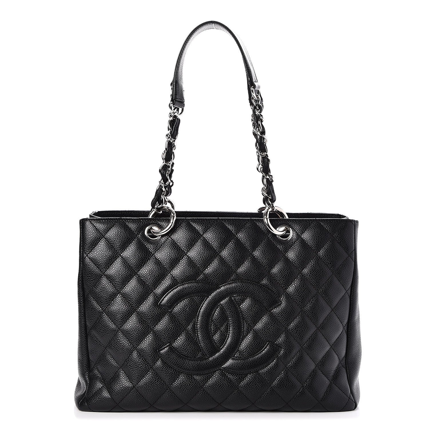 Chanel Caviar Quilted Grand Shopping Tote GST Black 1 of 7