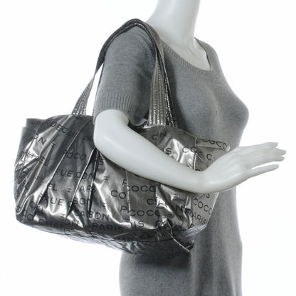 Chanel Lacquered Canvas Medium Unlimited Tote Argent Fonce 2 of 7