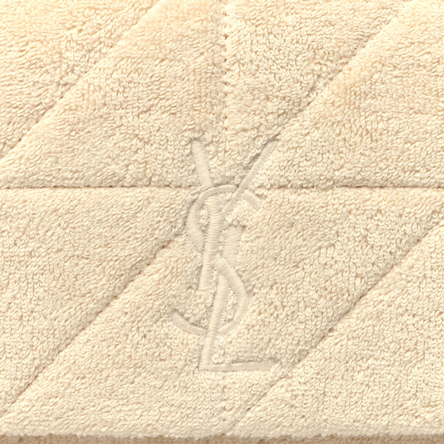 Saint Laurent Terry Patchwork Monogram Medium Jamie Tropical Sand 8 of 10