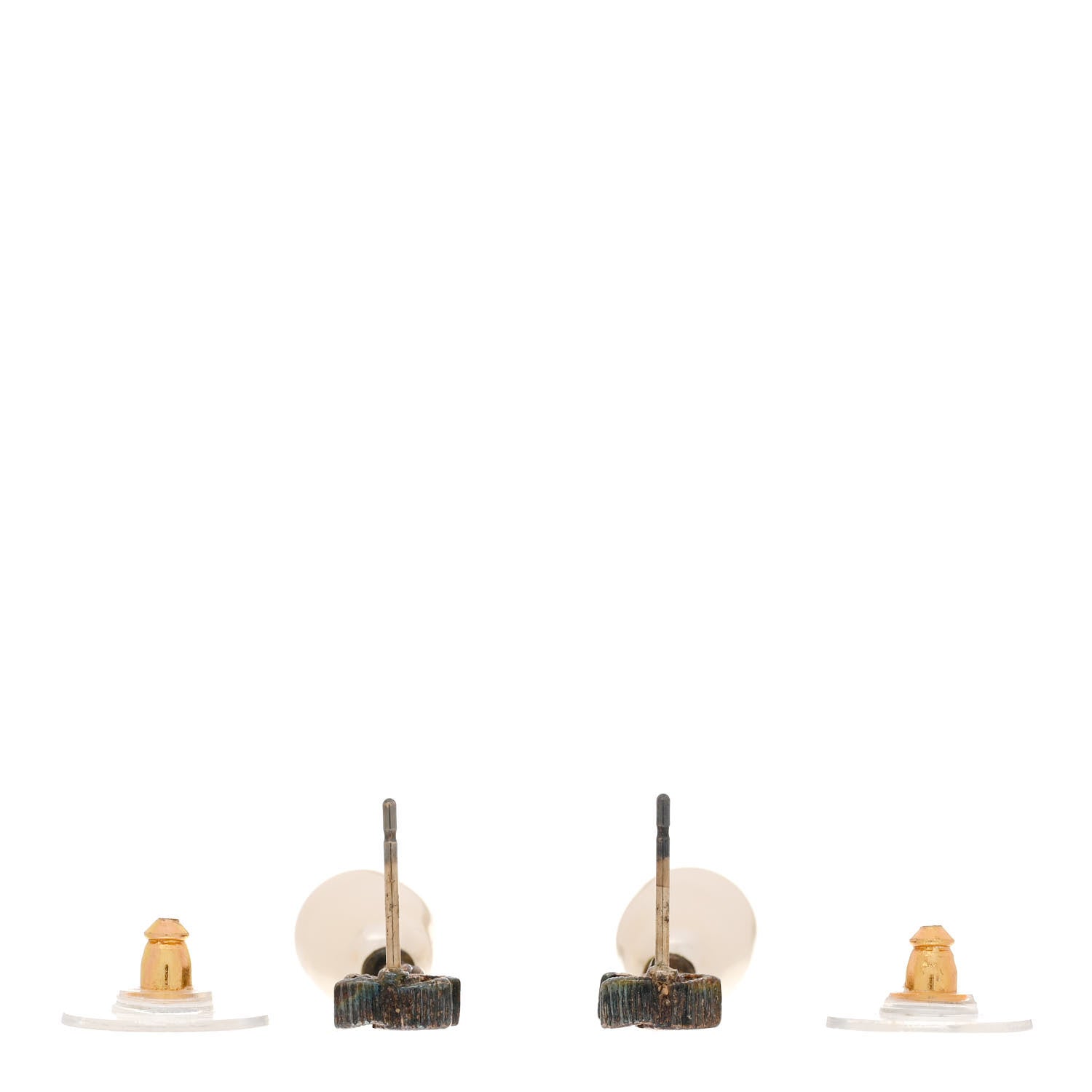 Chanel Pearl CC Drop Earrings Gold 3 of 4