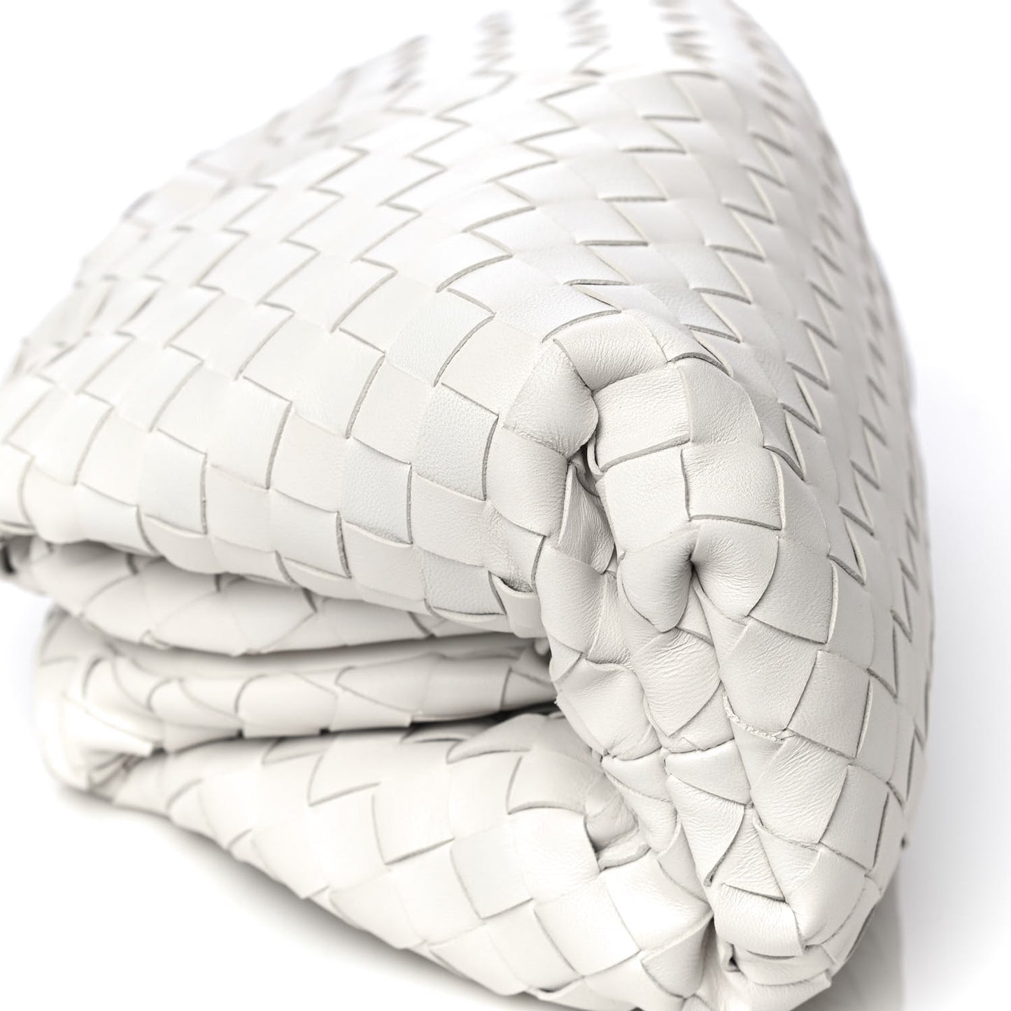 Nappa Maxi Intreccio The Pouch Oversized Clutch Plaster