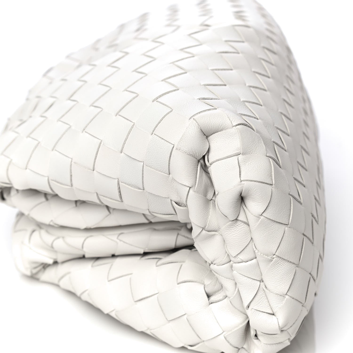 Bottega Veneta Nappa Maxi Intreccio The Pouch Oversized Clutch Plaster 9 of 13