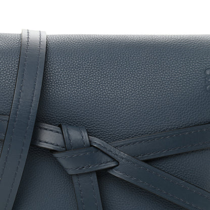Loewe Grained Calfskin Small Gate Crossbody Bag Steel Blue 8 of 10