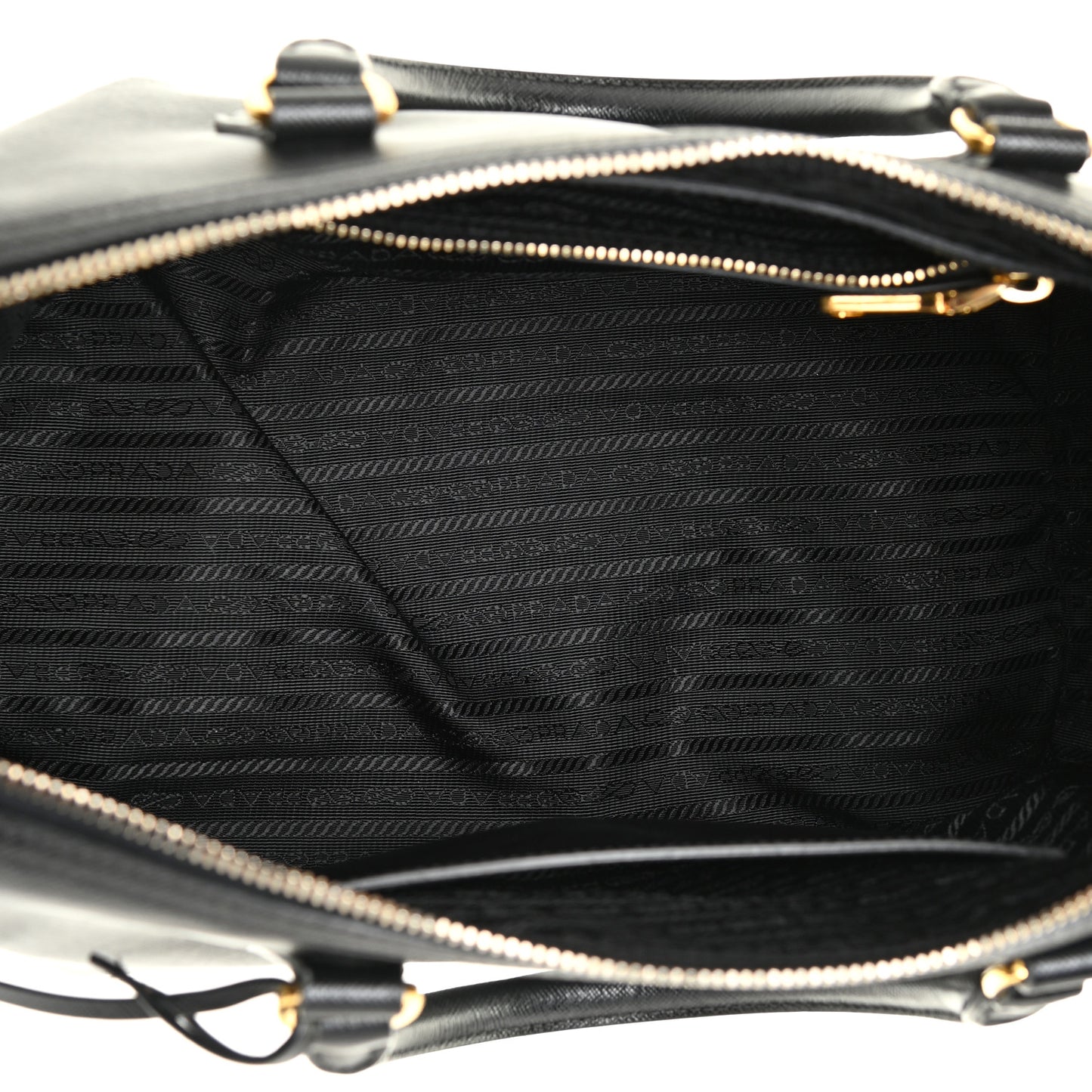 Saffiano Lux Bowler Black