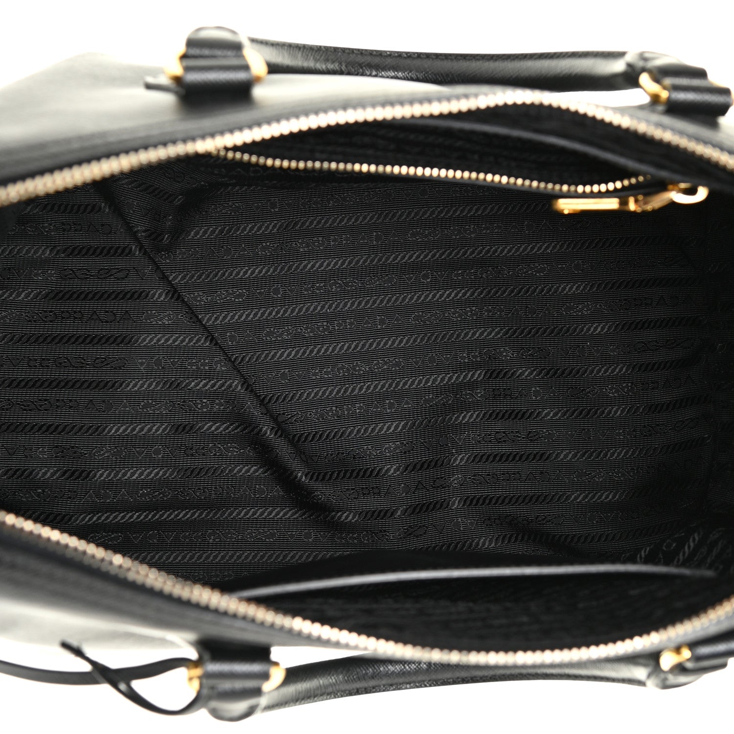 Prada Saffiano Lux Bowler Black 5 of 14