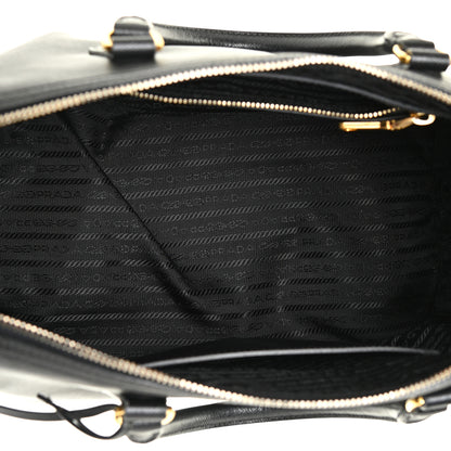 Prada Saffiano Lux Bowler Black 5 of 14