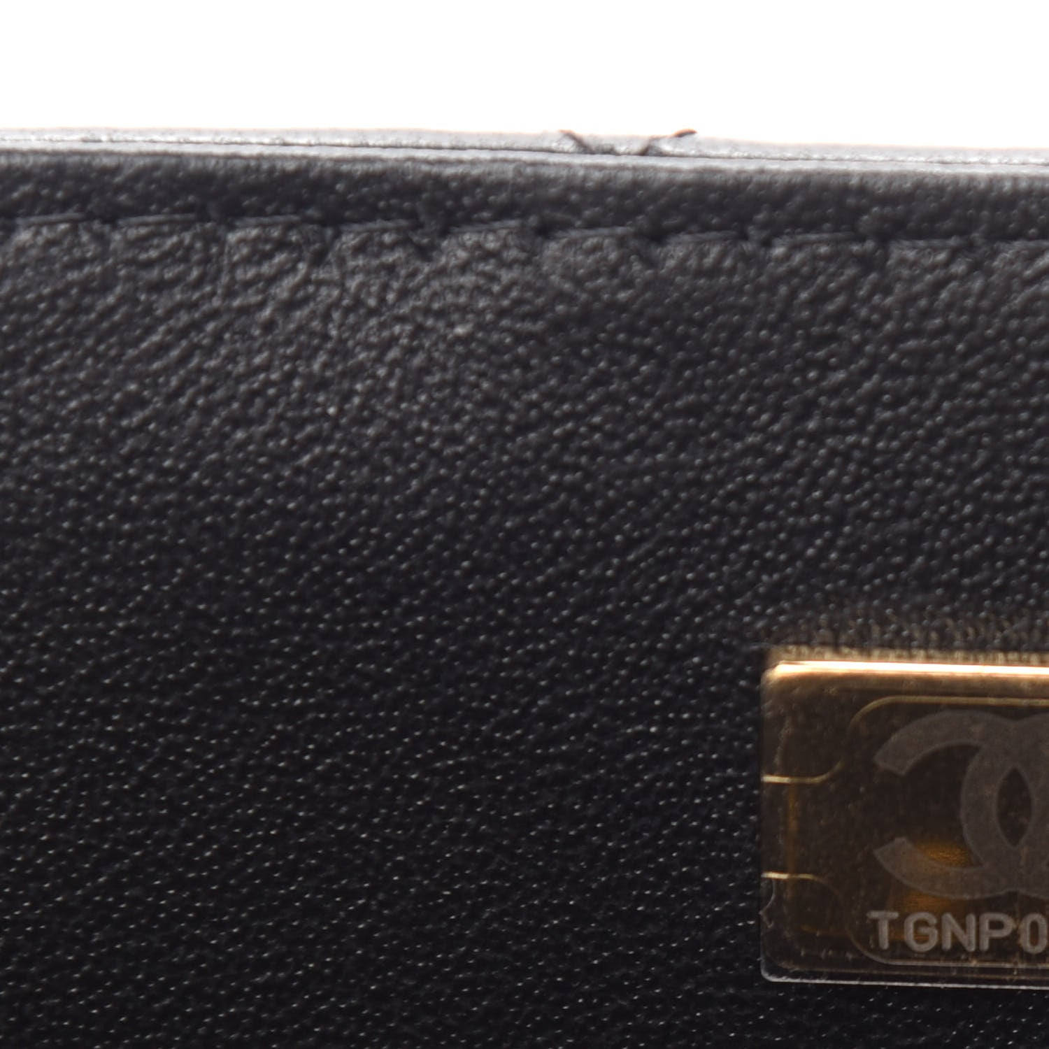 Chanel Lambskin Quilted Mini Top Handle Rectangular Flap Black 9 of 11